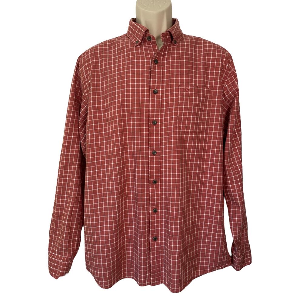 The Coast Menswear, Crab Logo, Long Sleeve "The Marlin" Button down, Large